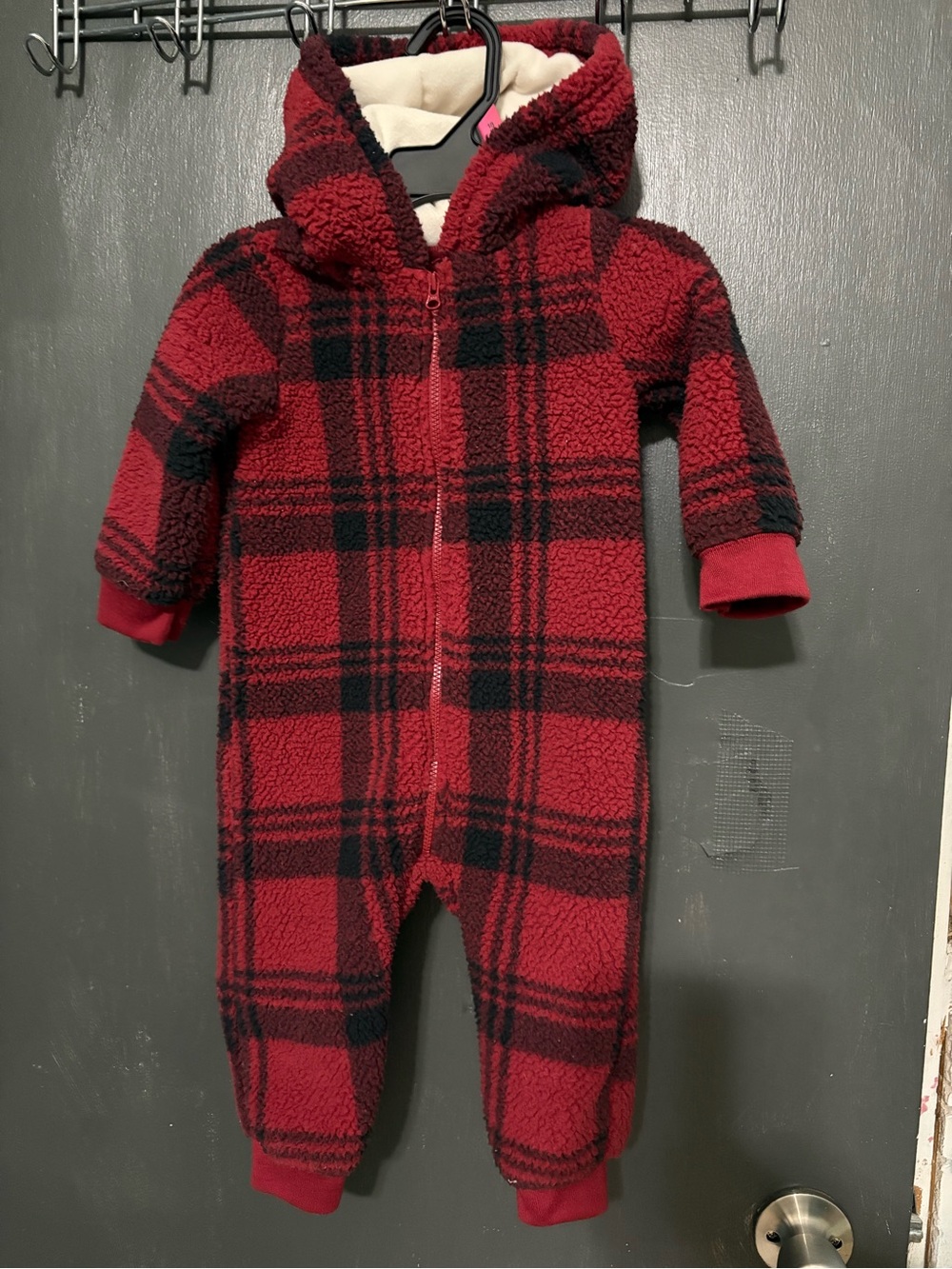 12M Carters Plaid Bunting